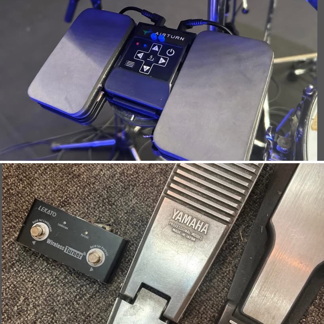 iPad譜めくり「AirTurn TAP」: ドラム & パーカッション 相良